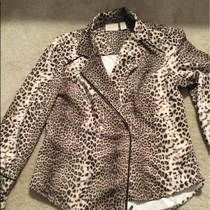 Animal print jacket